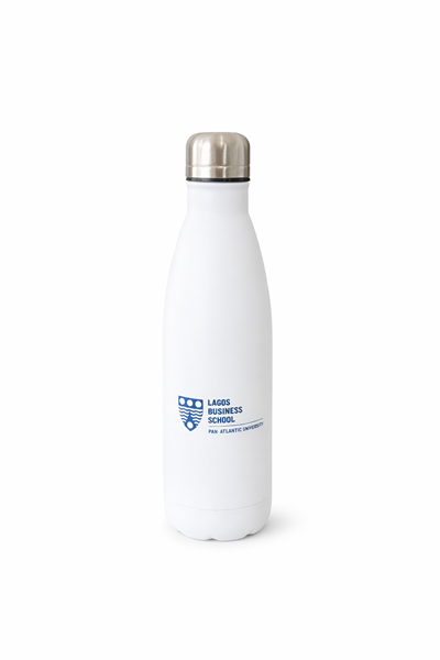 .White Stainless Steel Bottle Water.
